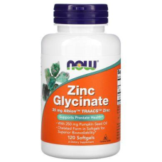 Now Foods, глицинат цинку, 120 капсул