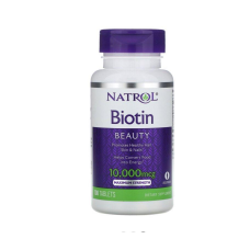 Natrol, біотин, максимальна сила дії, 10 000 мкг, 100 таблеток