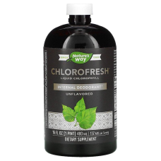 Nature“s Way, Chlorofresh, рідкий хлорофіл, без добавок, 480 мл (16 рідк. унцій)