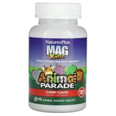 Магній для дітей NaturesPlus Animal Parade Mag Kidz зі смаком вишні, 90 жувальних таблеток