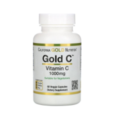California Gold Nutrition, Gold C, вітамін C, 1000 мг, 60 вегетаріанських капсул