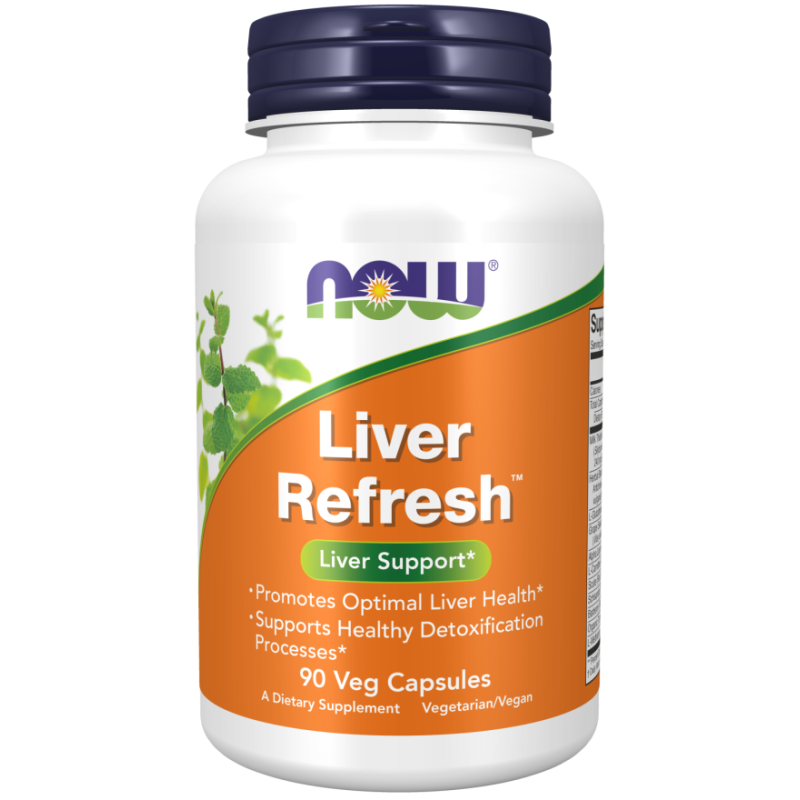 Підтримка печінки, Liver Refresh, Now Foods, 90 рослинних капсул