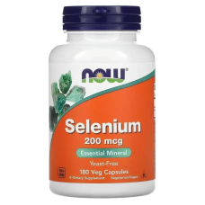 NOW Foods, селен, 200 мкг, 180 вегетаріанських капсул