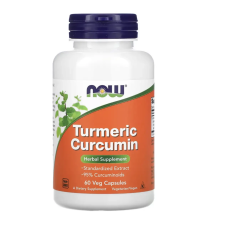 NOW Foods, Куркума та куркумін, 60 рослинних капсул