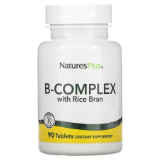 Комплекс вітамінів групи B з рисовими висівками, 90 таблеток nature“s Plus
