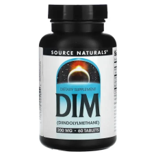 Source Naturals, DIM (дііндолінметан), 200 мг, 60 таблеток