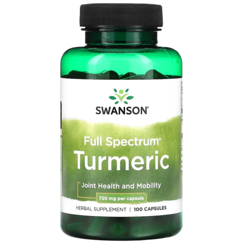 Swanson, Куркума повного спектра, 720 мг, 100 капсул